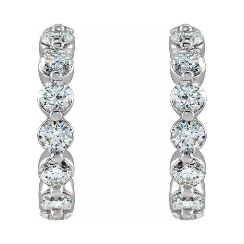 Accented Hoop Earrings