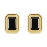Emerald Solitaire Earrings