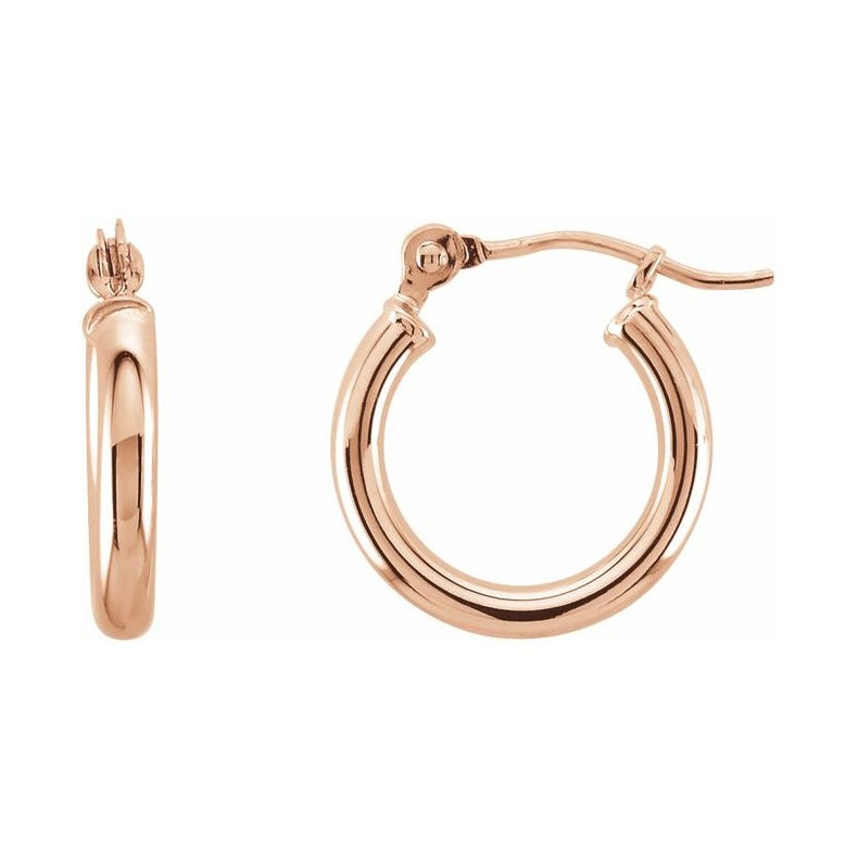 Tube Hoop Earrings