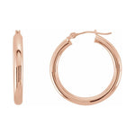 Tube Hoop Earrings