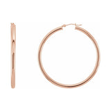 Tube Hoop Earrings