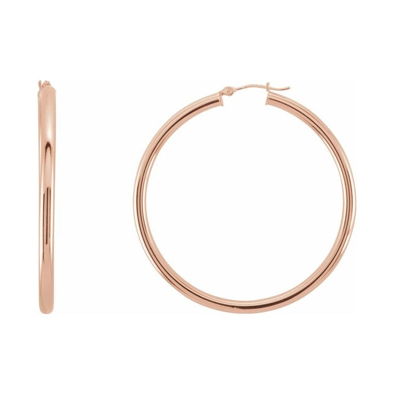Tube Hoop Earrings