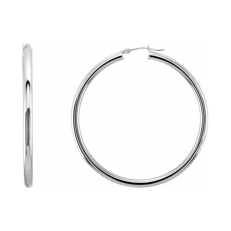 Tube Hoop Earrings