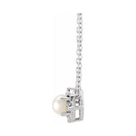 Halo-Style Birthstone Necklace