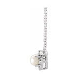 Halo-Style Birthstone Necklace