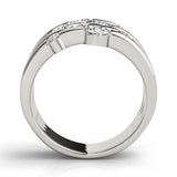 18K White Gold Lab Diamond Fashion Right Hand Ring