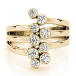 18K Yellow Gold Lab Diamond Right Hand Ring