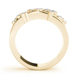 14K Yellow Gold Multi-Diamond Right Hand Statement Ring