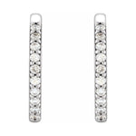 Accented Huggie Earrings