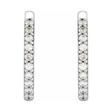 Accented Huggie Earrings
