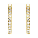 Accented Huggie Earrings