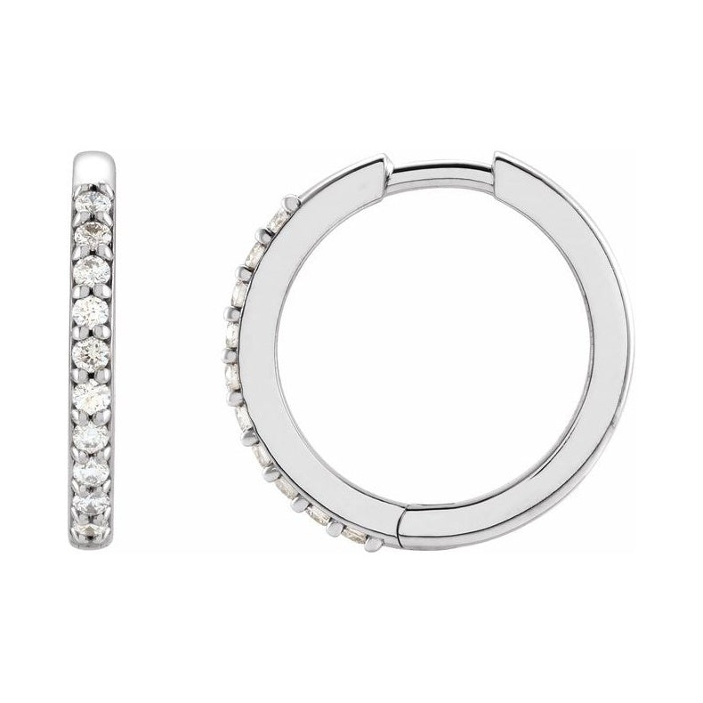 Accented Huggie Earrings