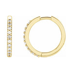 Accented Huggie Earrings
