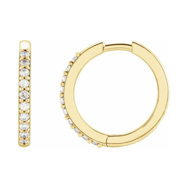 Accented Huggie Earrings