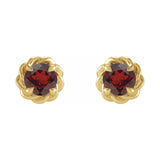 Round 4-Prong Claw Stud Earrings