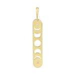 Moon Phase Bar Necklace or Pendant
