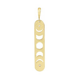 Moon Phase Bar Necklace or Pendant