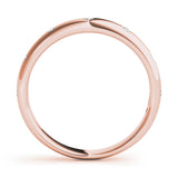 18K Rose Gold Lab Diamond Stackable Ring