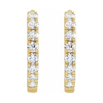 Lab-Grown Diamond Hoop Earrings