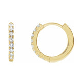 Lab-Grown Diamond Hoop Earrings