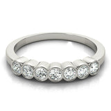 18K White Gold Lab Diamond Fashion Band Ring