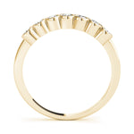 Yellow Gold 7-Stone Lab Diamond Fashion Ring