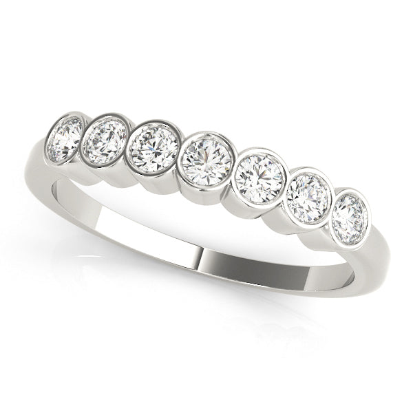 18K White Gold Lab Diamond Fashion Band Ring