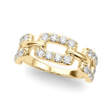 14K Yellow Gold Multi-Diamond Fashion Ring