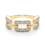 14K Yellow Gold Multi-Diamond Fashion Ring
