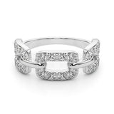 White Platinum Multi-Diamond Fashion Ring