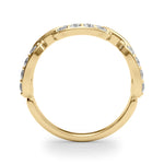 18K Yellow Gold Diamond Fashion Ring