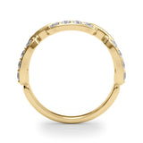 18K Yellow Gold Diamond Fashion Ring