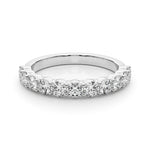Lab Diamond Straight Prong Wedding Band