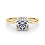 1 CT Lab Diamond 18K Yellow Gold Pendant
