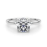 1 CT Lab Diamond 18K White Gold Solitaire