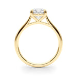 1 CT Lab Diamond 18K Yellow Gold Pendant