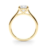 1 CT Lab Diamond 18K Yellow Gold Pendant