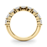 14K Yellow Gold 9-Stone Lab Diamond Ring
