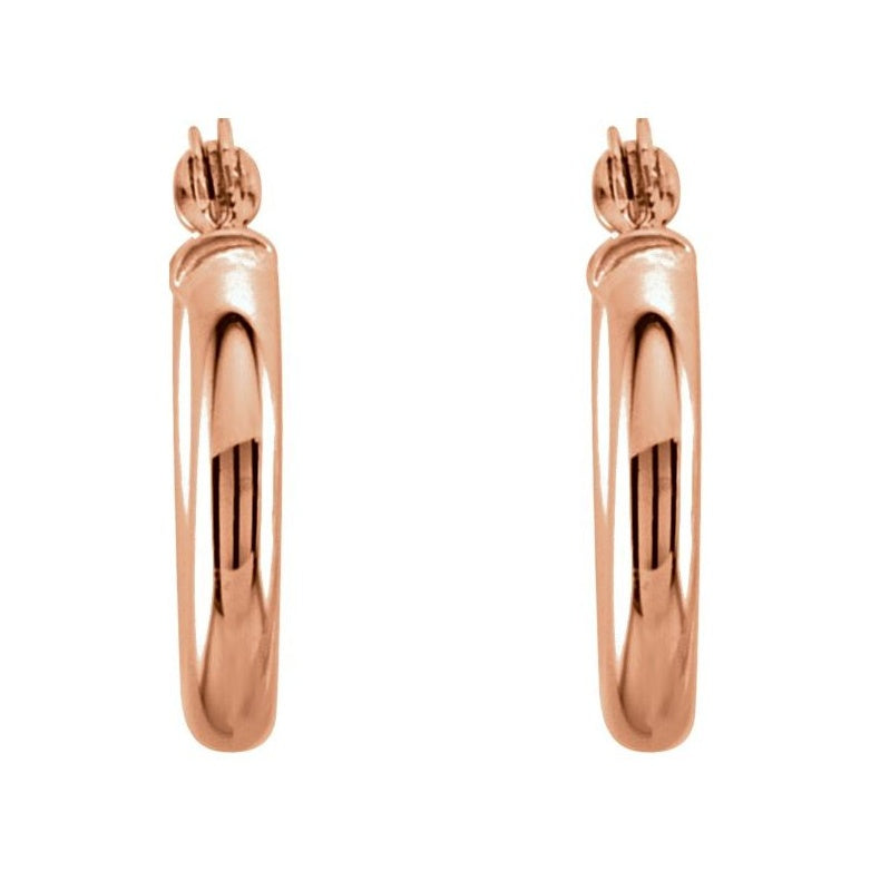 Tube Hoop Earrings