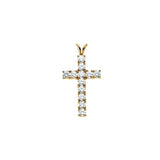 Accented Cross Pendant