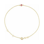 Bezel-Set Link Bracelet