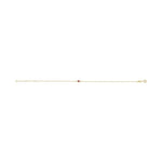 Bezel-Set Link Bracelet