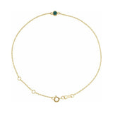 Bezel-Set Link Bracelet