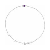 Bezel-Set Link Bracelet