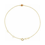 Bezel-Set Link Bracelet
