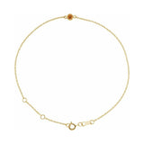 Bezel-Set Link Bracelet