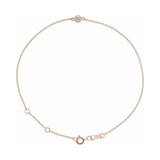 Bezel-Set Link Bracelet