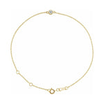 Bezel-Set Link Bracelet