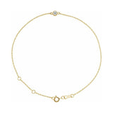 Bezel-Set Link Bracelet