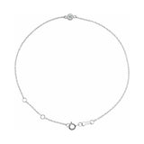 Bezel-Set Link Bracelet